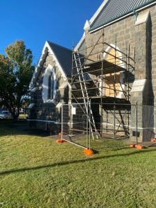 Commencement, outside view